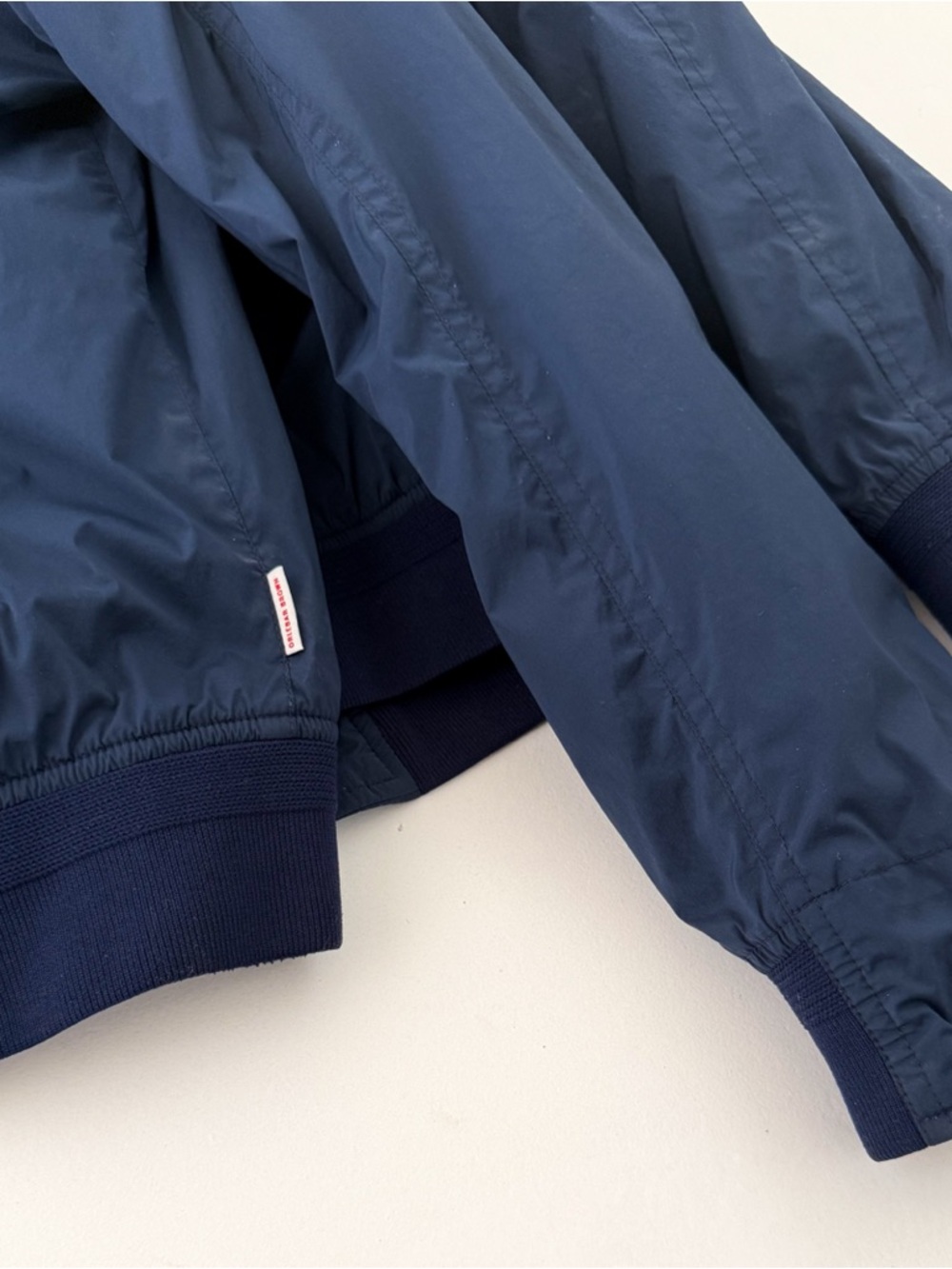 Orlebar Brown Windbreaker Bomber Jacket Spring Navy Blue Men's Size M - Picture 13 of 14